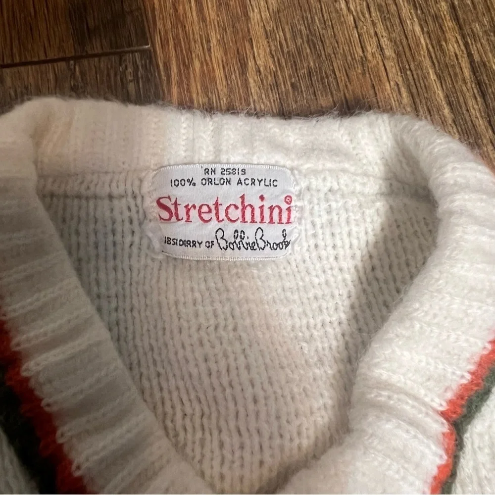 Vintage, 1970s Stretchini Bobbie Brooks boys sweater size 4/5 - Picture 2 of 4